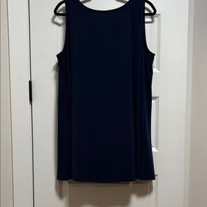Jessica London Dark Blue Sleeveless Top